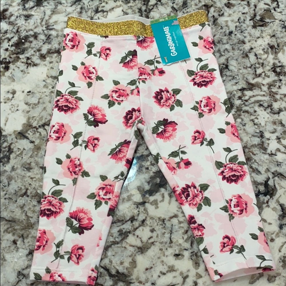 Garanimals Floral Pants 6-9M